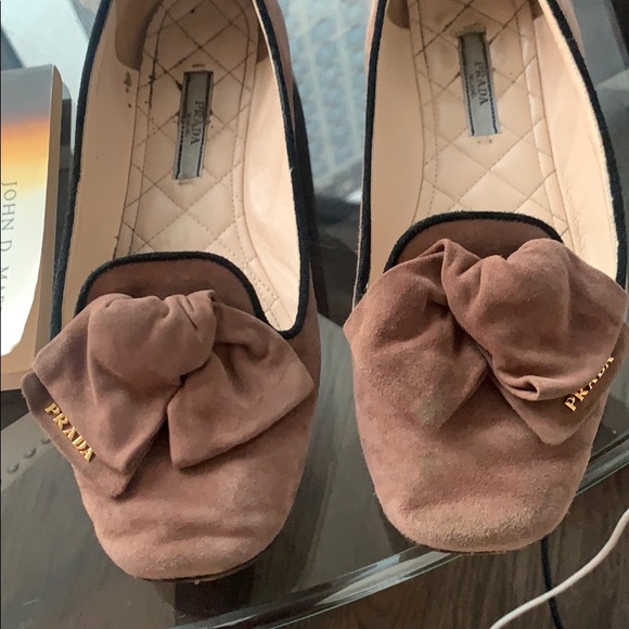 Prada Suede Flats - Picture 1 of 3